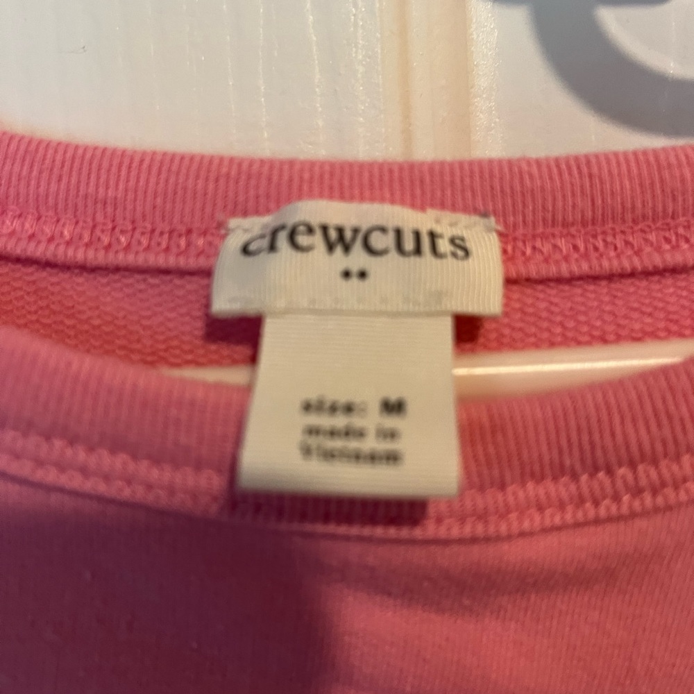 J. crew girls pink sweatshirt size M - Picture 2 of 6